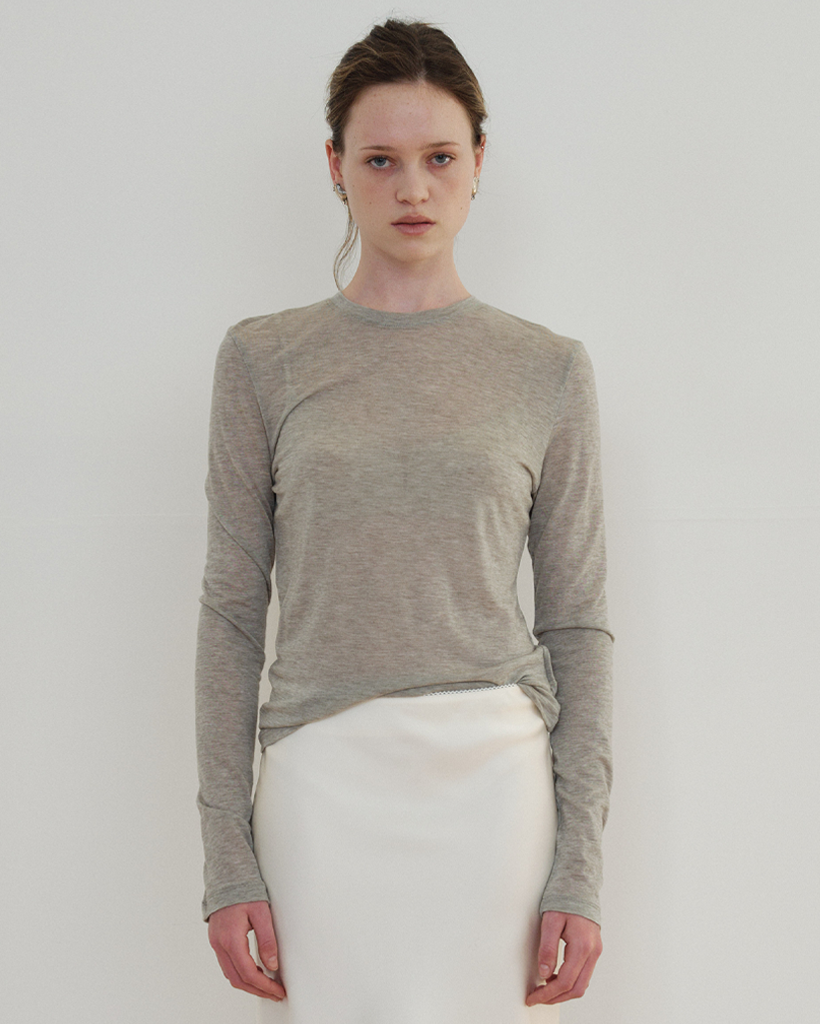 Basic Round Tencel T-Shirt_6 Colors