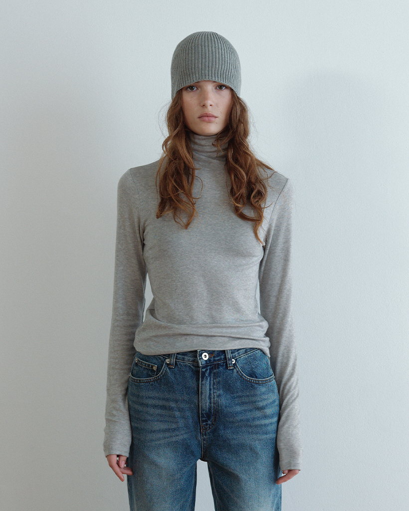 [9th] Wool Turtleneck Top_5 Colors