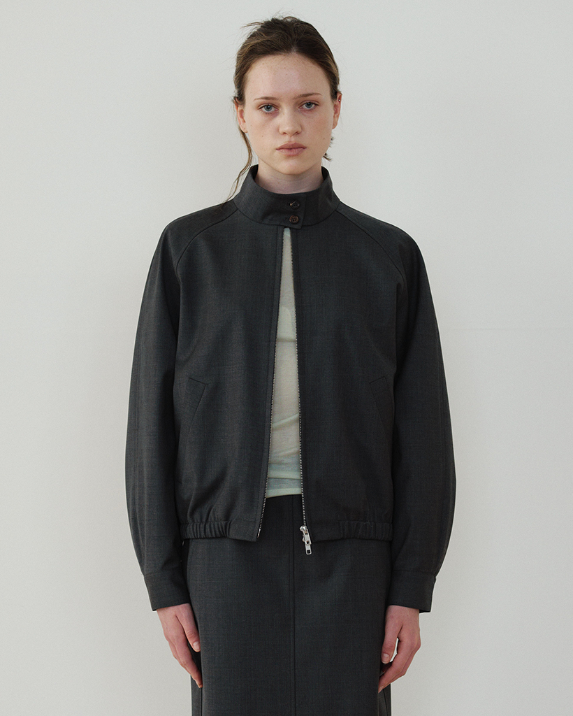 Bare Blouson_Charcoal