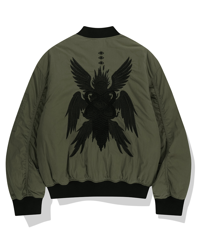 Abyss Angel MA-1 Jacket - Khaki