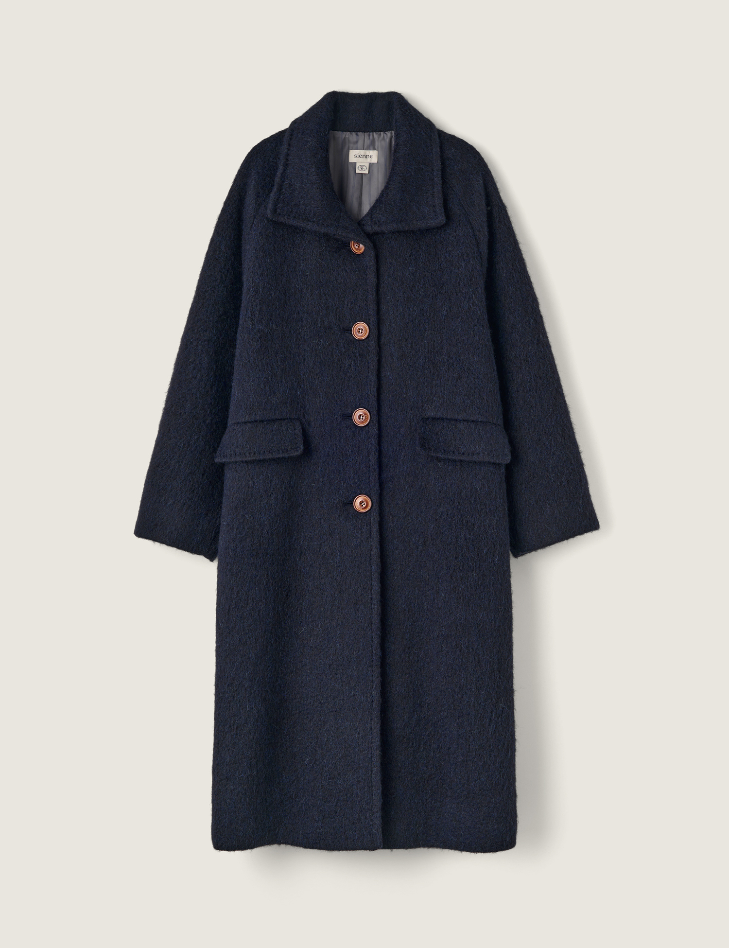 Sienne アルパカステッチコート MUSINSA公式 | SIENNE Alpaca Stitch Coat (Brown)