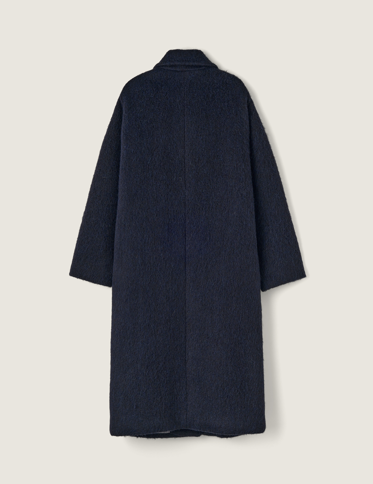 Alpaca Stitch Coat (Navy) | ファッション通販サイト NUGU