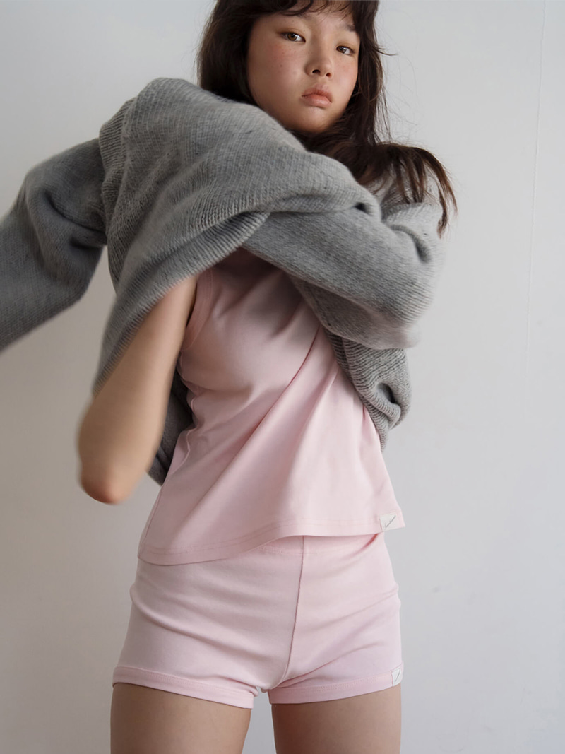 Alsu Cotton Shorts Pink