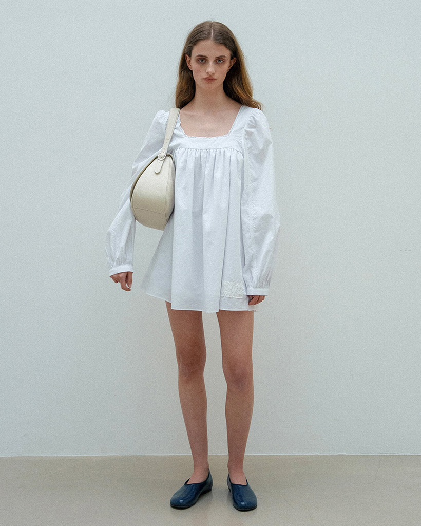 Aquarela Dress White
