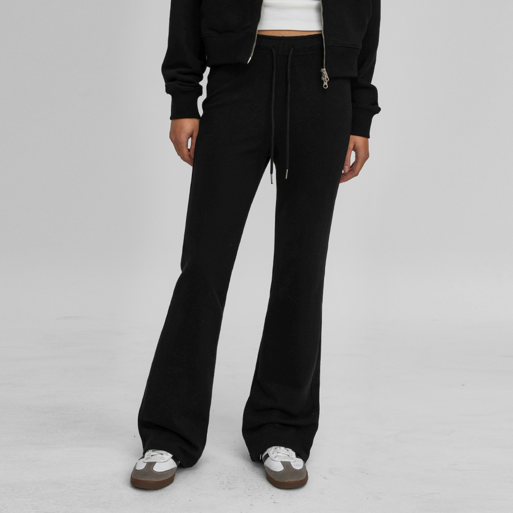 [B-BASIC] ヘビーコットンブーツカットバンディングパンツ