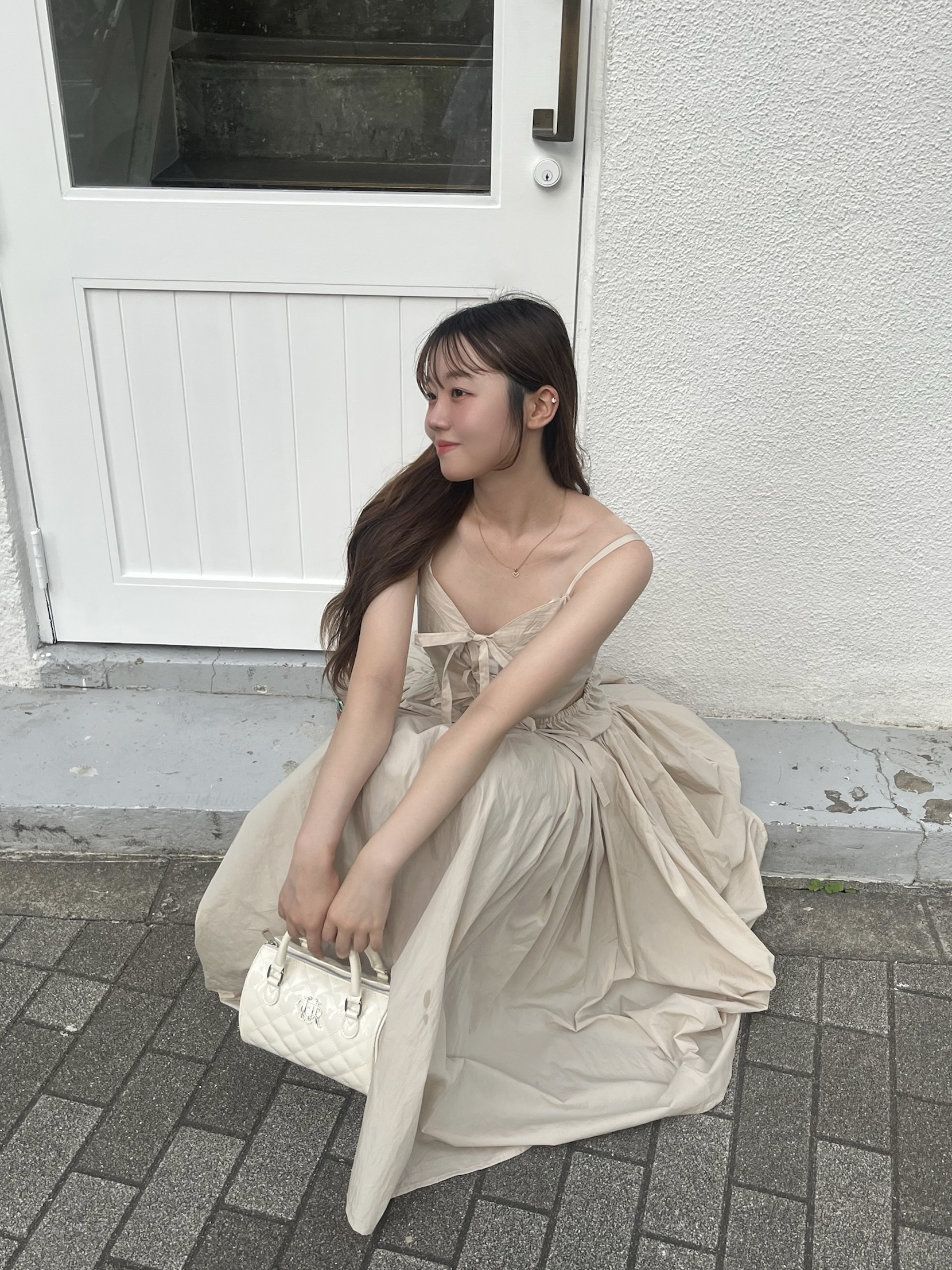 ribbon slit summer one-piece | ファッション通販サイト NUGU