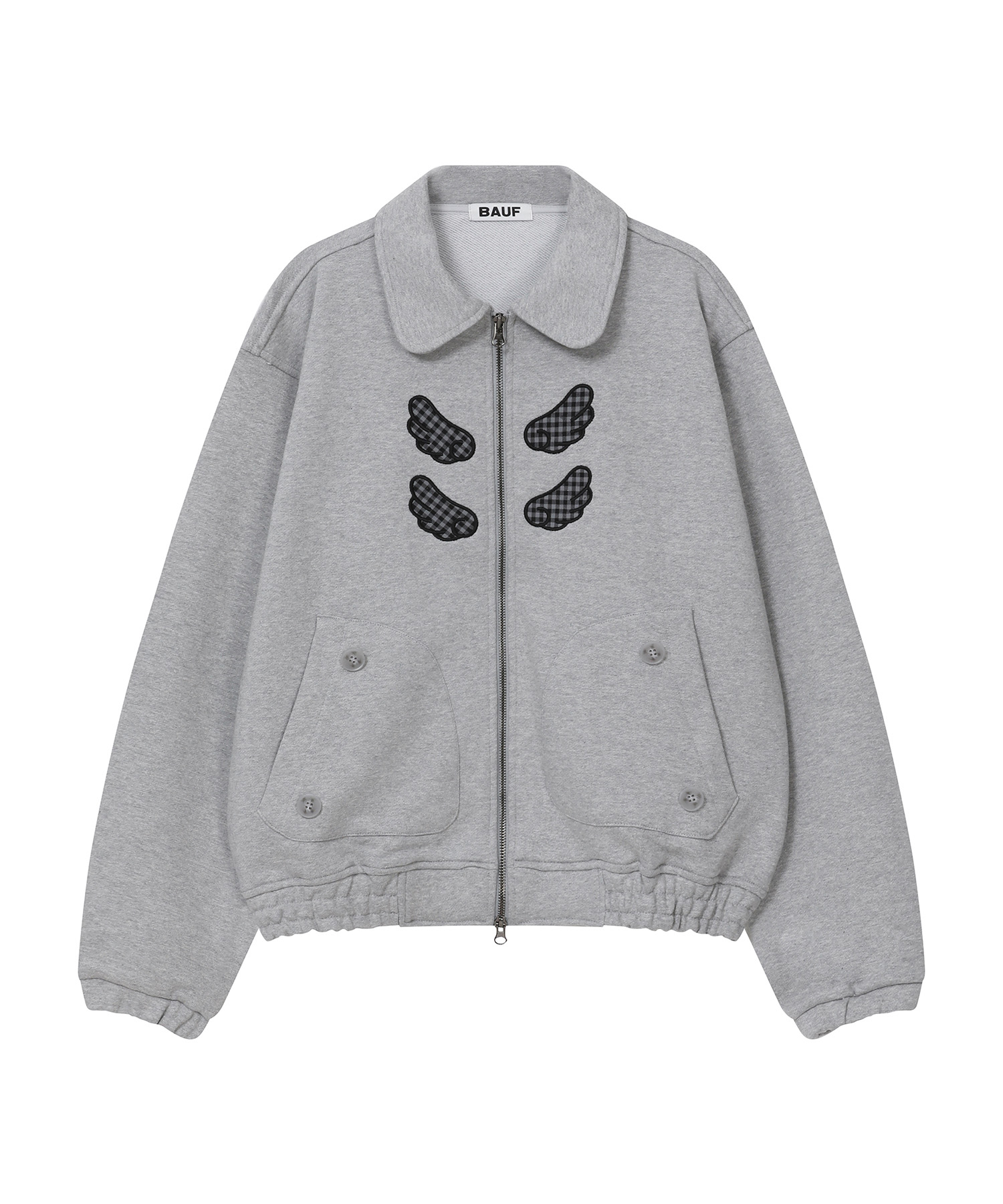 エンジェル フード ハーフジップ [ドットブラック