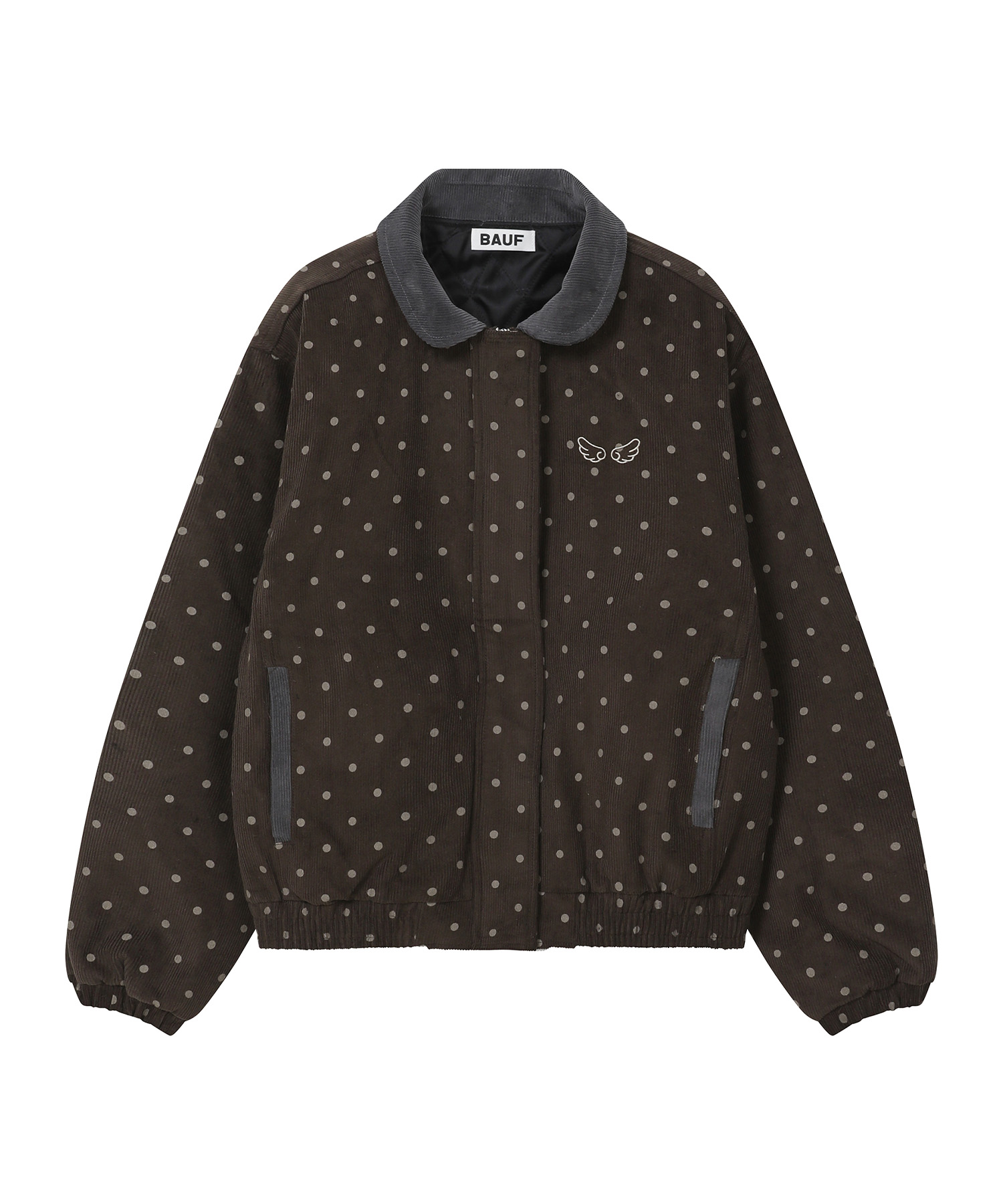 【Code:graphy】コーデュロイ短丈ジャケット ネイビー/アイボリー SEVEN BY SEVEN - 【25-26AW】 コーデュロイ ジャケット - 1st