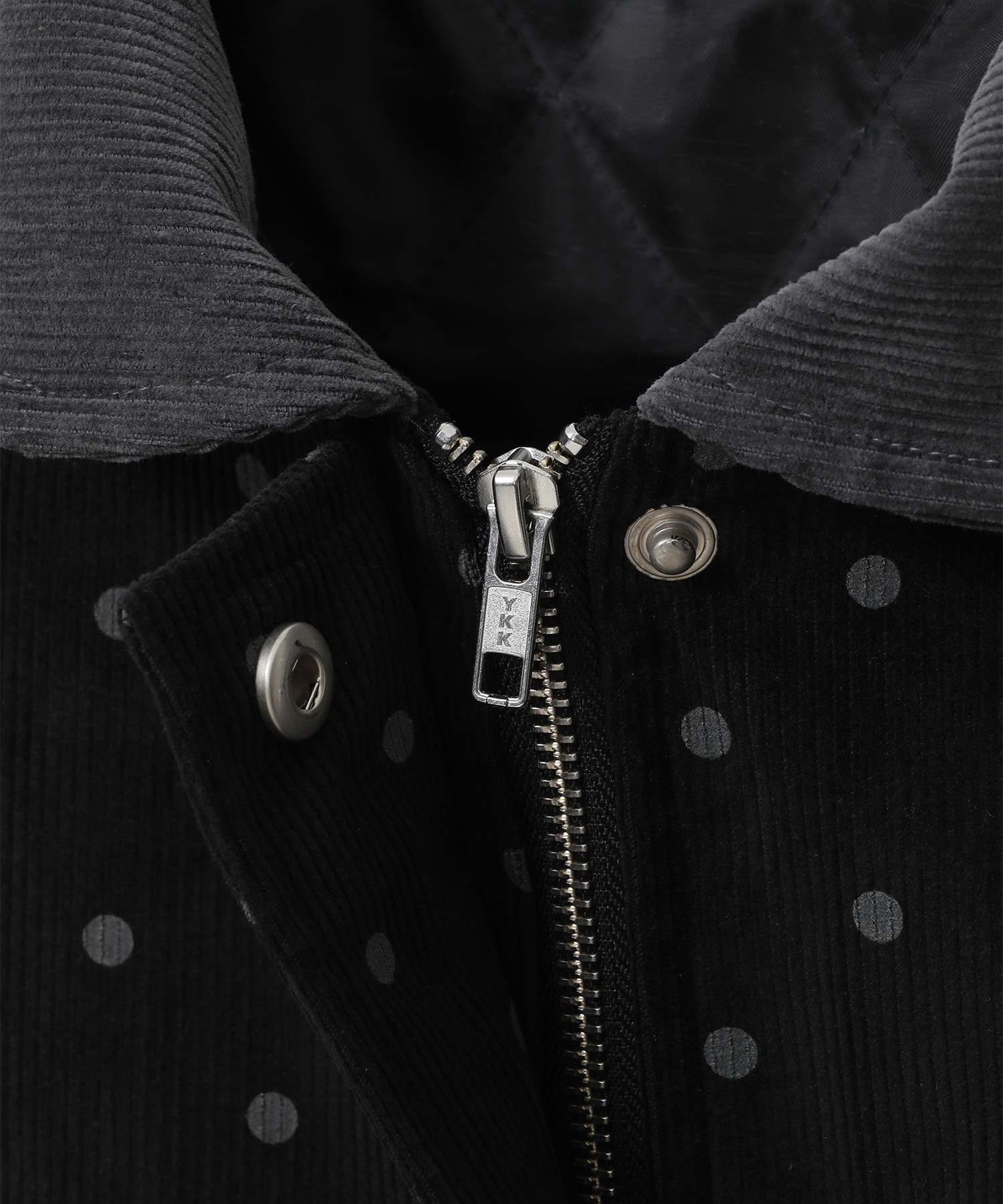 VESP コーデュロイジャケット ブラック XL VESP コーデュロイ