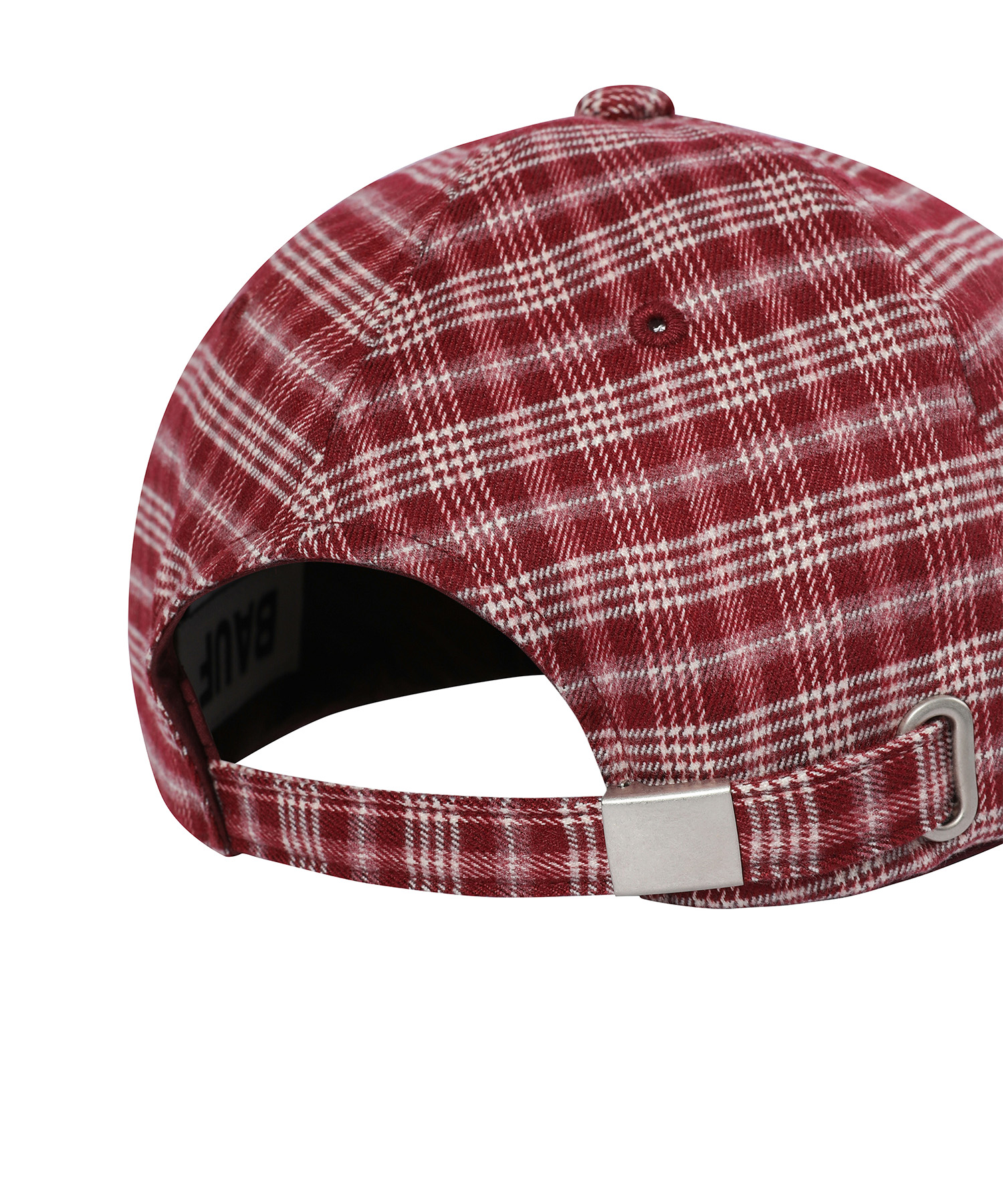 3ロゴ キャップ [チェックバーガンディ] | ファッション通販