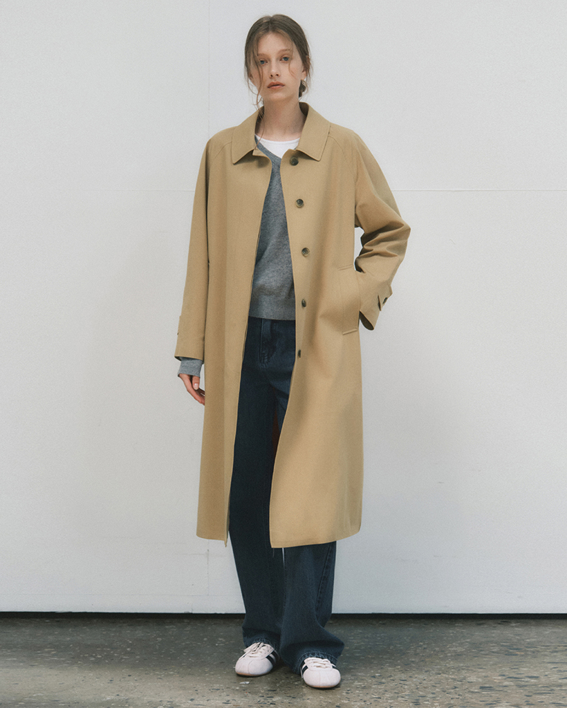 haru　Aトレンチコート　ベージュ HARE トレンチコート コート メッシュレイヤートレンチコート