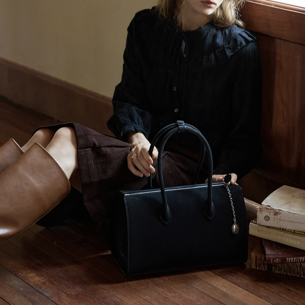 BESSIE tote shoulder bag_black