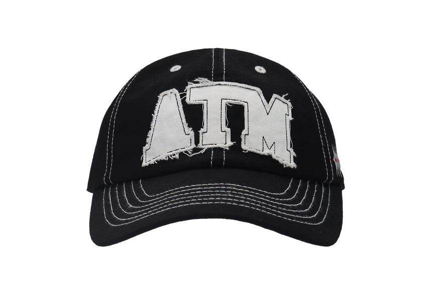 BOLD LOGO BALL CAP 블랙 전면.png