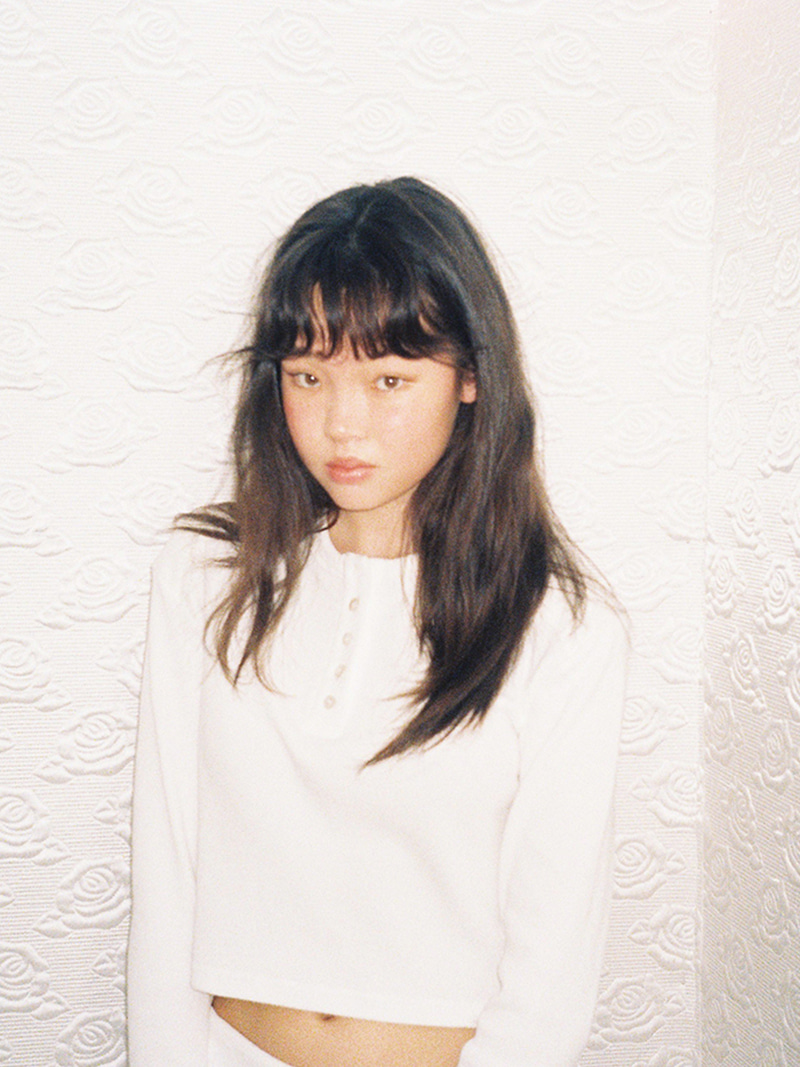 Bare Waffle Tee Ivory