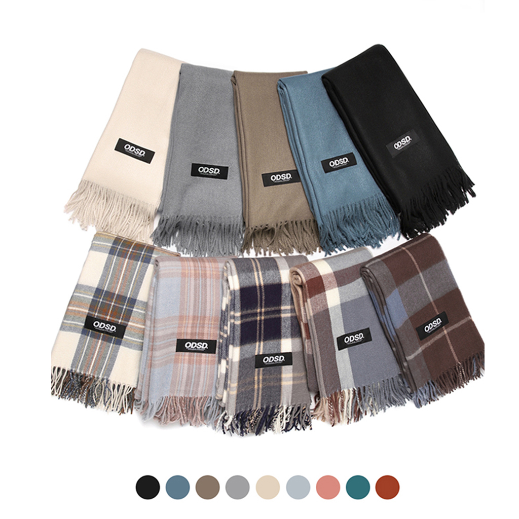 [K-POPアイドル着用] Basic knit scarf - 21COLOR