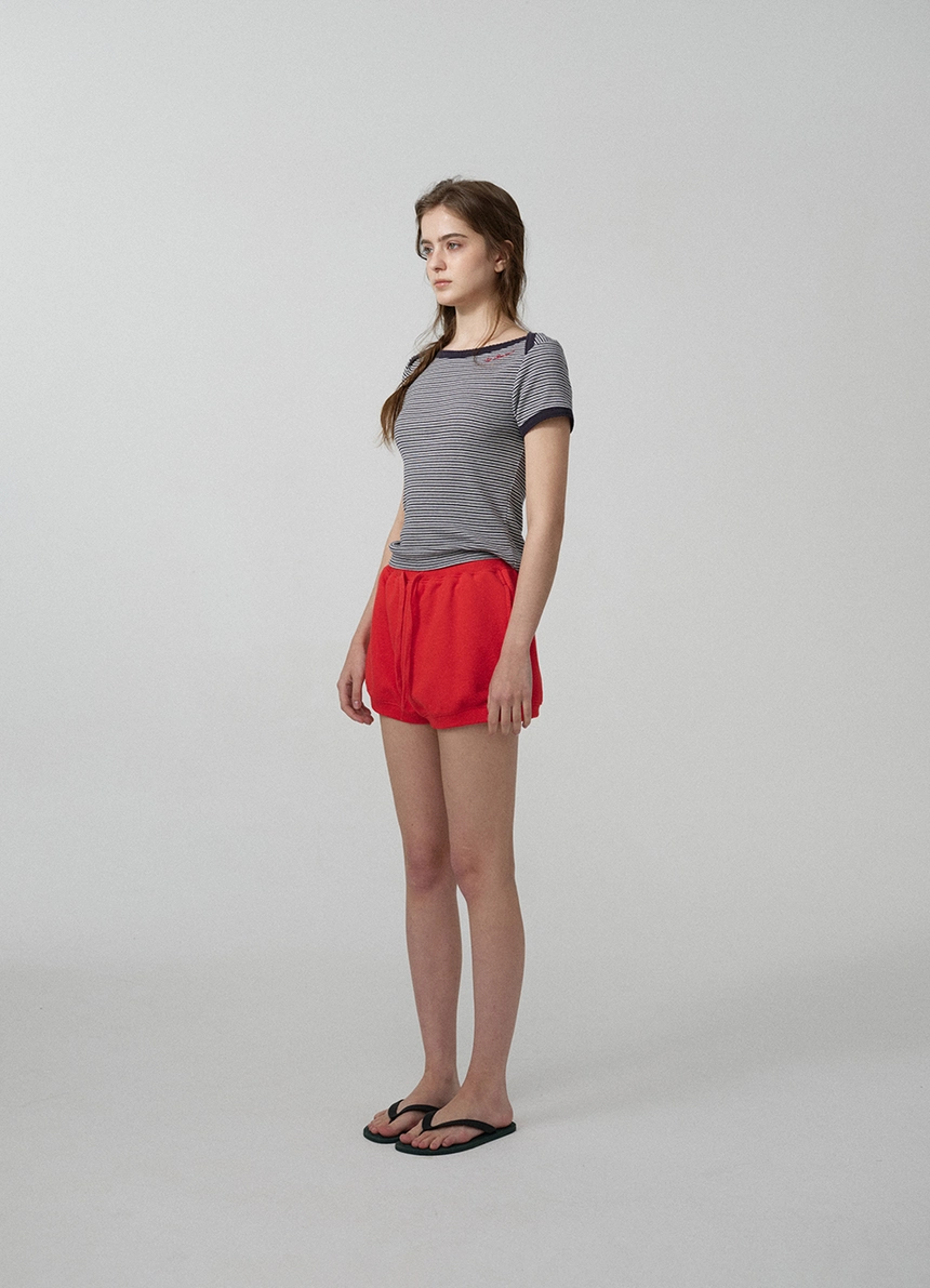 Belen Sweat Drawstring Shorts_Red_02.jpg