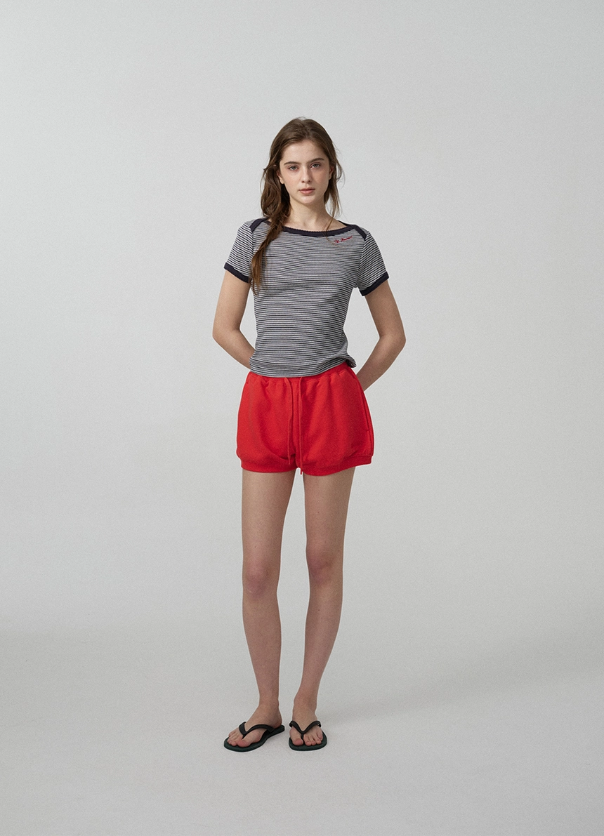 Belen Sweat Drawstring Shorts_Red_04.jpg