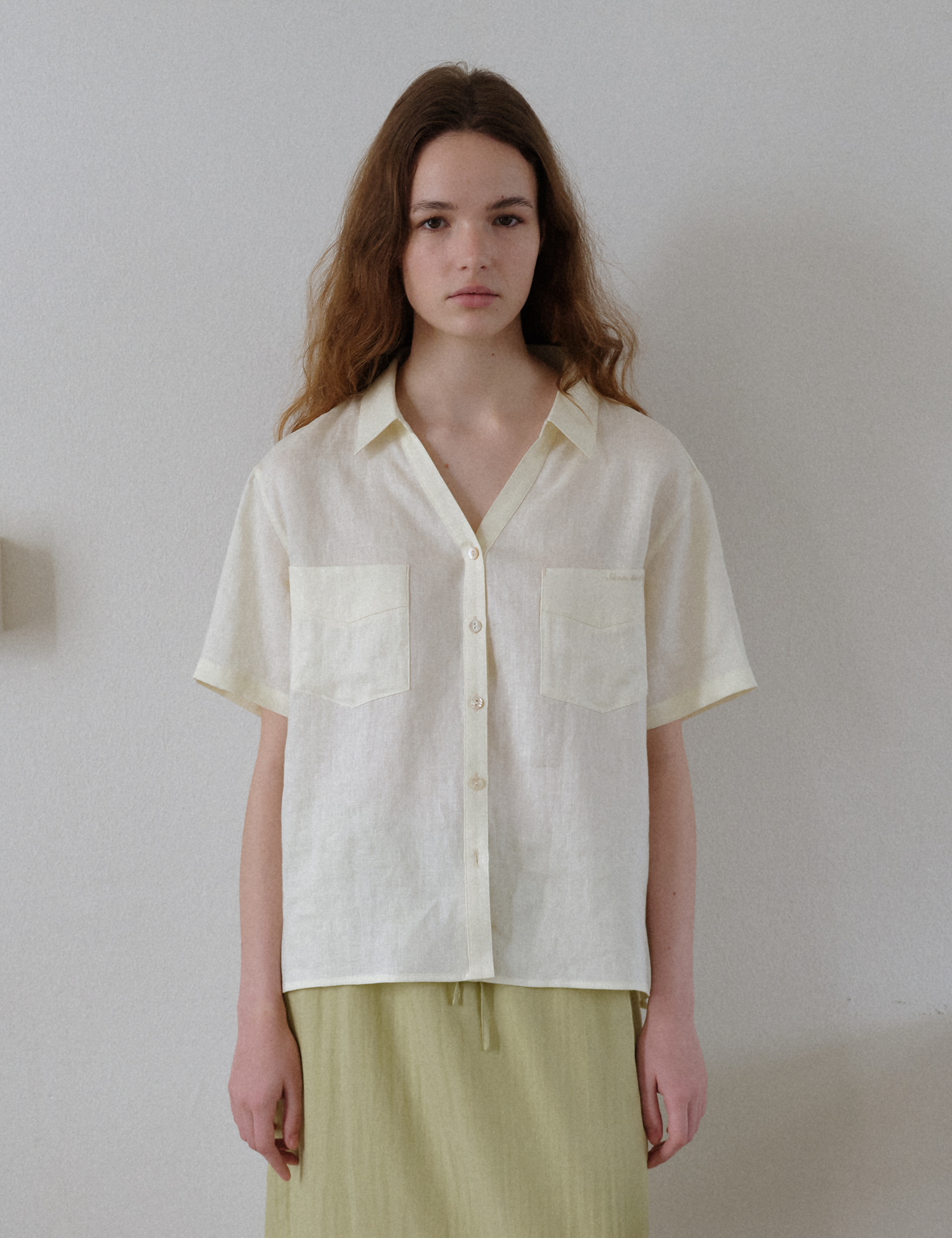 Belle Linen Shirt (Cream)