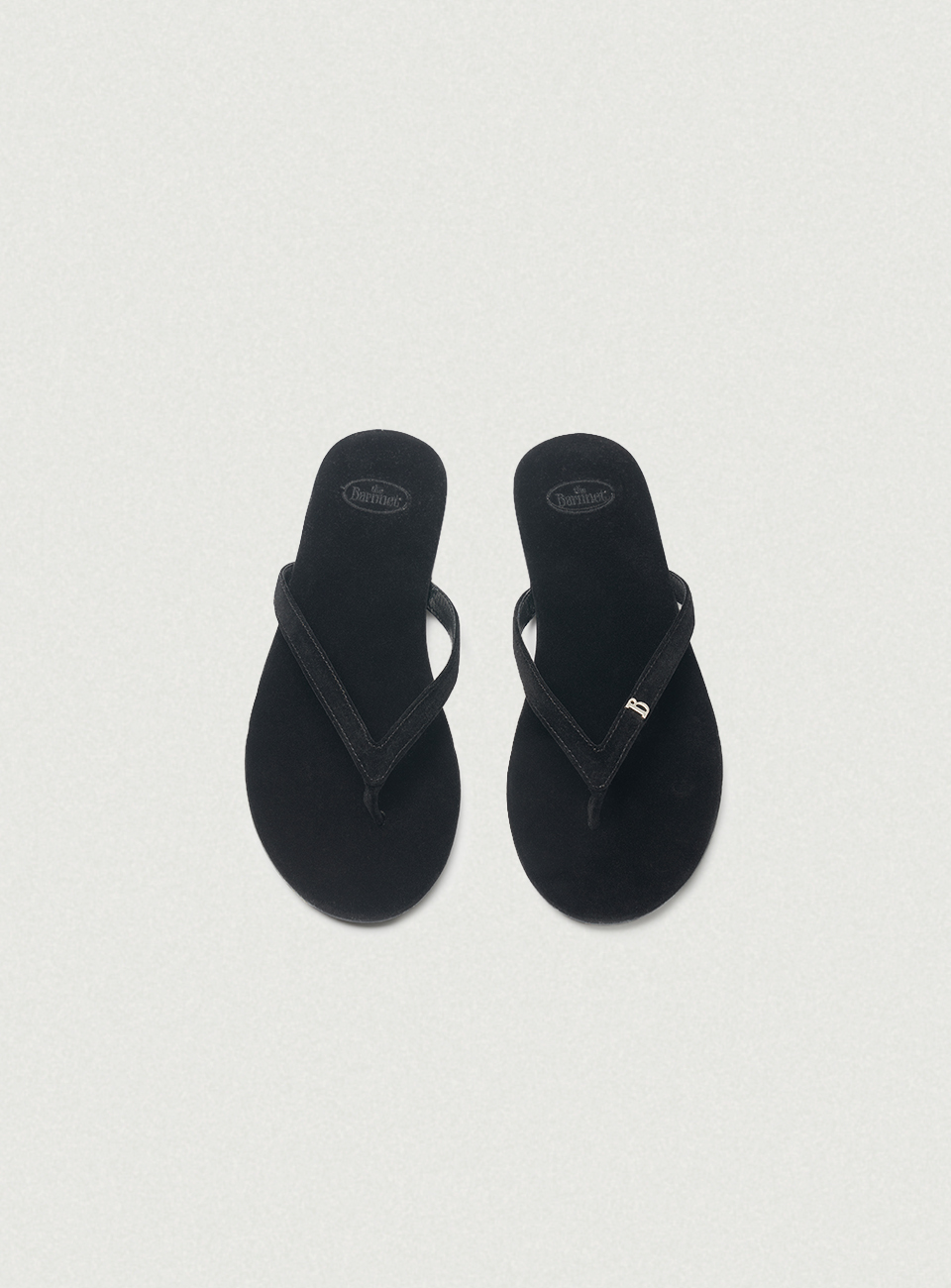 Belua Velvet Flip-Flops_Black