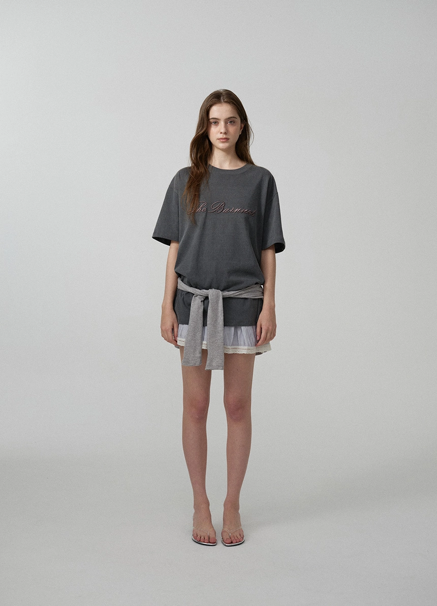 Benny Script Logo T-shirt_Charcoal_01.jpg
