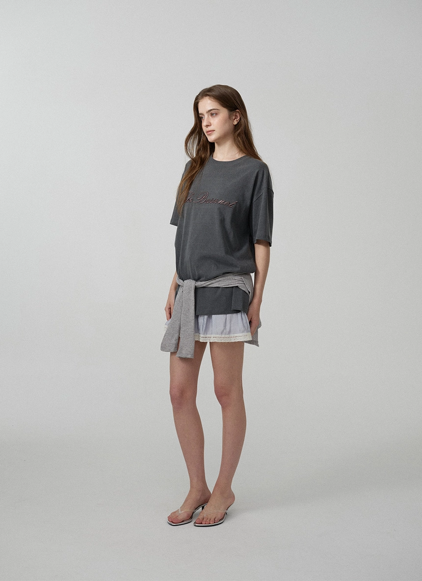 Benny Script Logo T-shirt_Charcoal_04.jpg