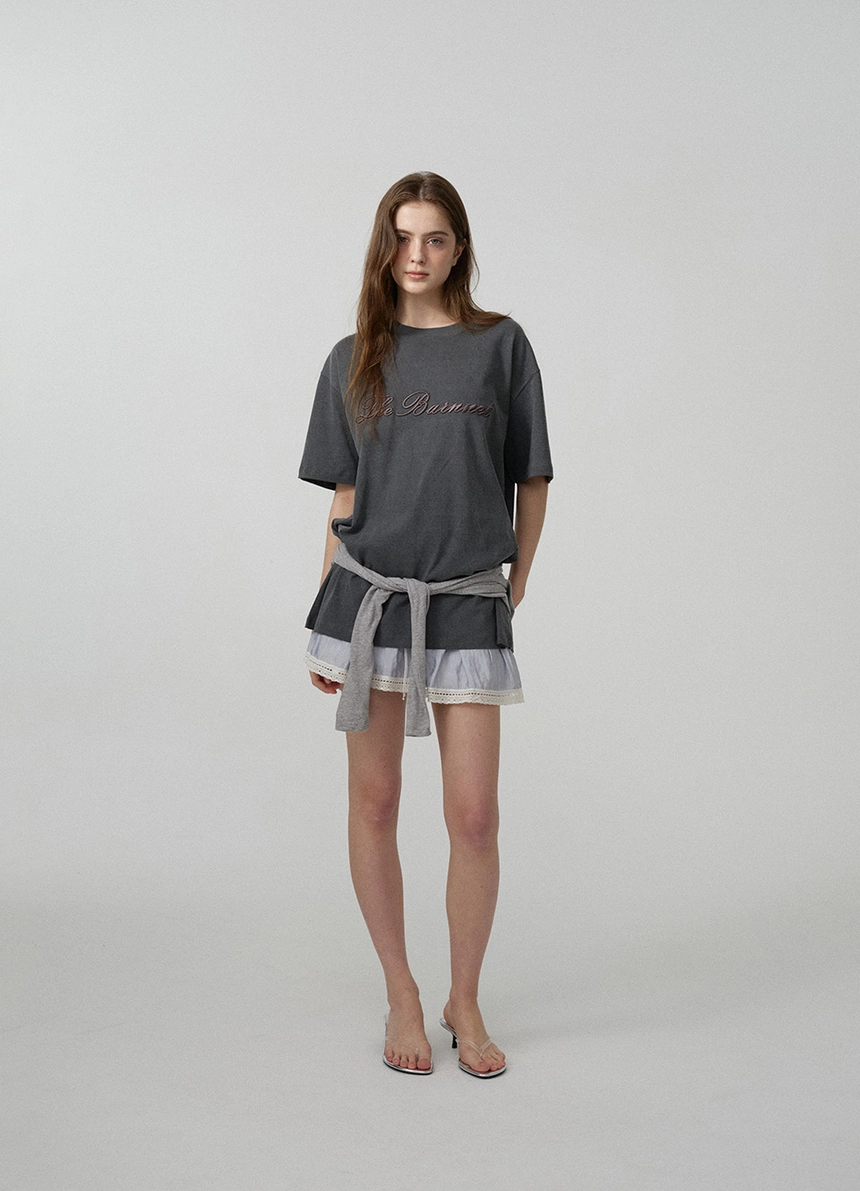 Benny Script Logo T-shirt_Charcoal_05.jpg