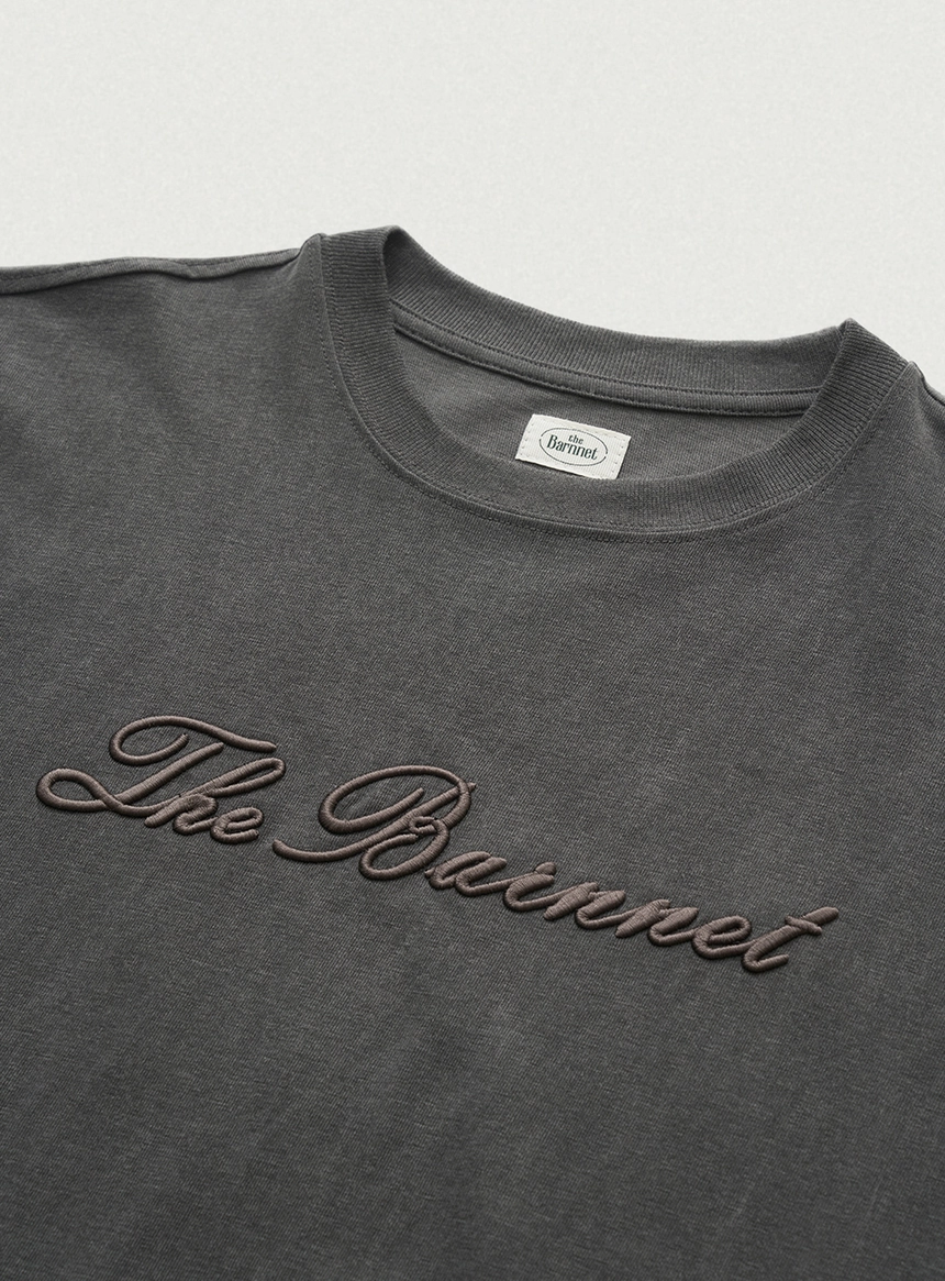 Benny Script Logo T-shirt_Charcoal_09.jpg