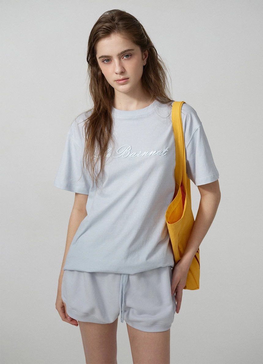 Benny Script Logo T-shirt_Light Blue_05.jpg