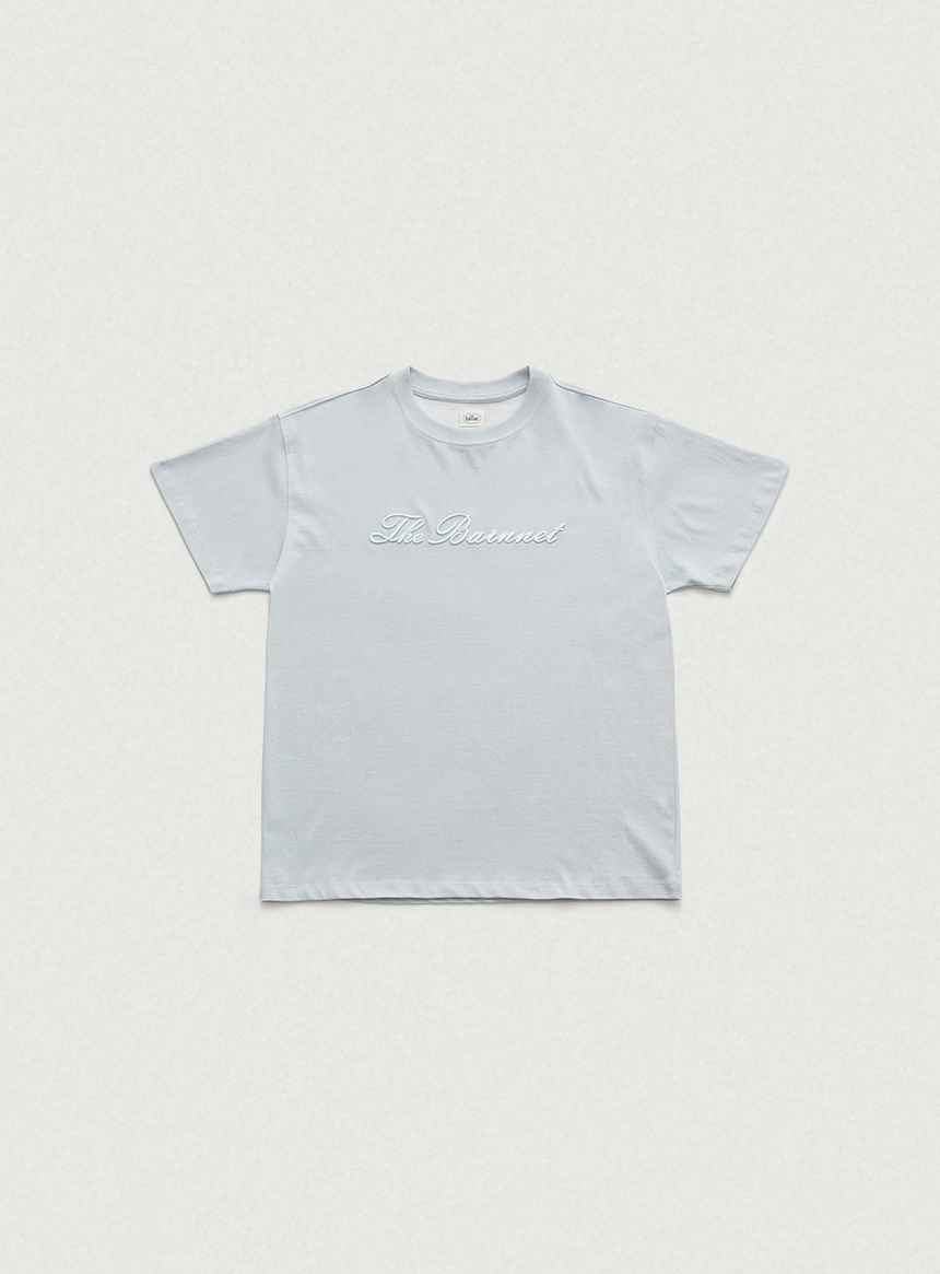 Benny Script Logo T-shirt_Light Blue_06.jpg