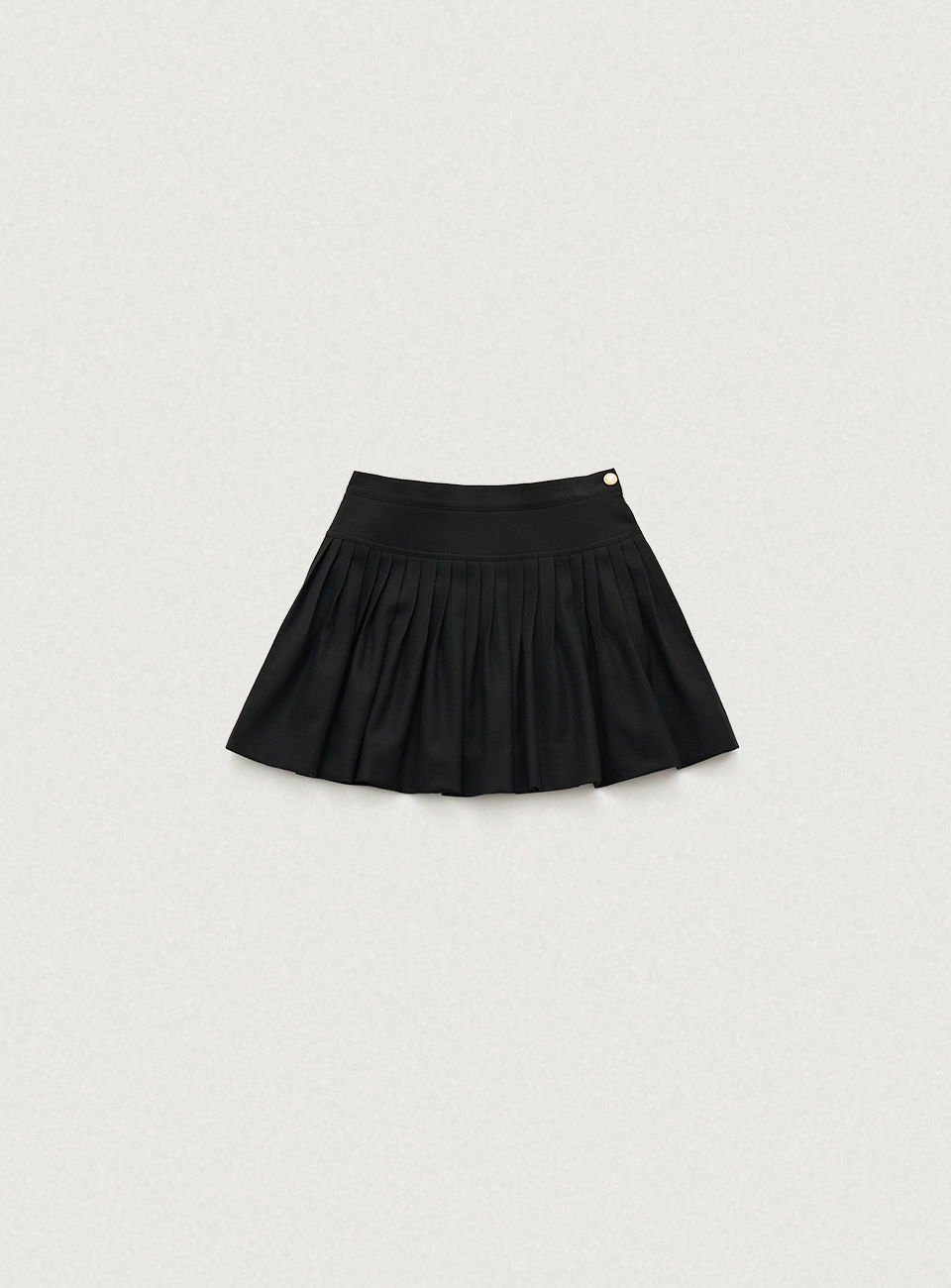Karelian Pleats Mini Skirt_Black