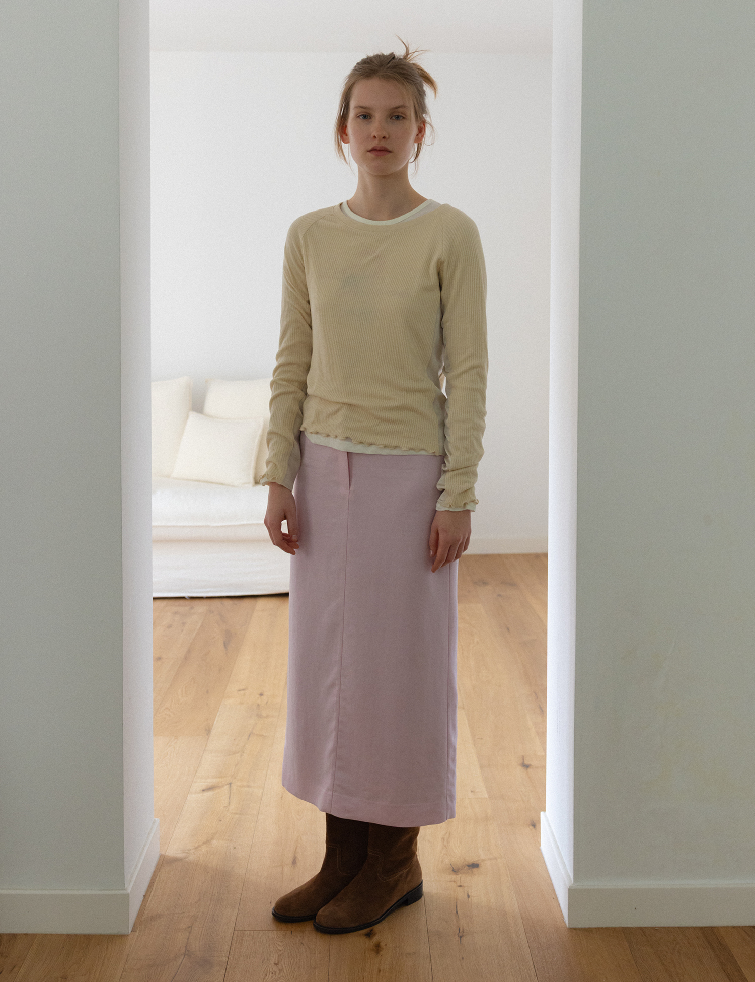 Blanche Long Sleeve (Beige)