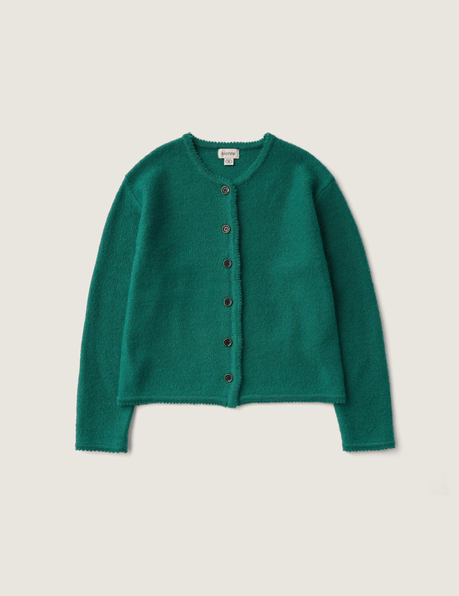 Blanche Wool Cardigan (Teal Green)