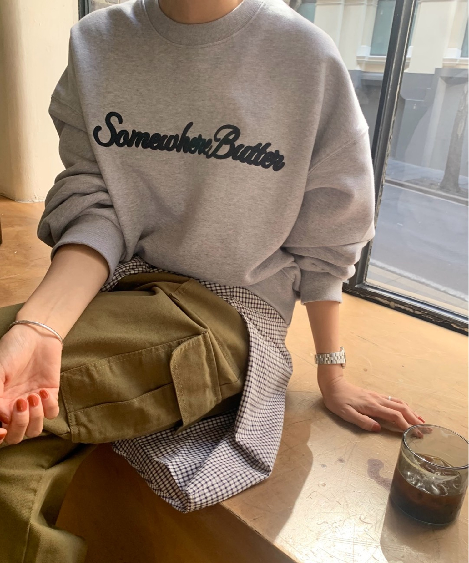 Bold Logo Sweatshirt - Grey