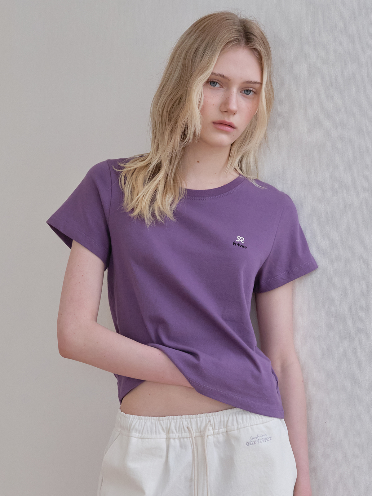 Mini pretzel logo t-shirt [FRSP08TS14]_Purple