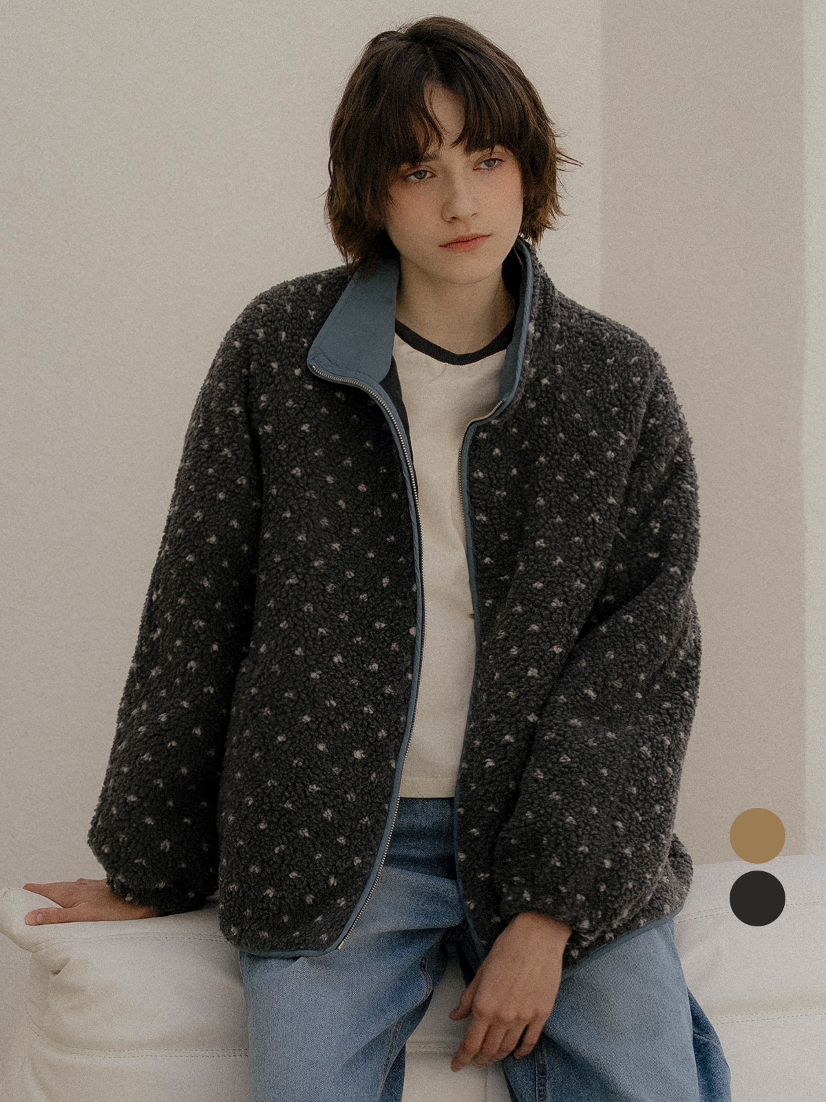 ジャケット・アウター DOT FRILL HOODED WINDBREAKER JUMPER ジャケット・アウター DOT FRILL HOODED WINDBREAKER JUMPER DOT FRILL