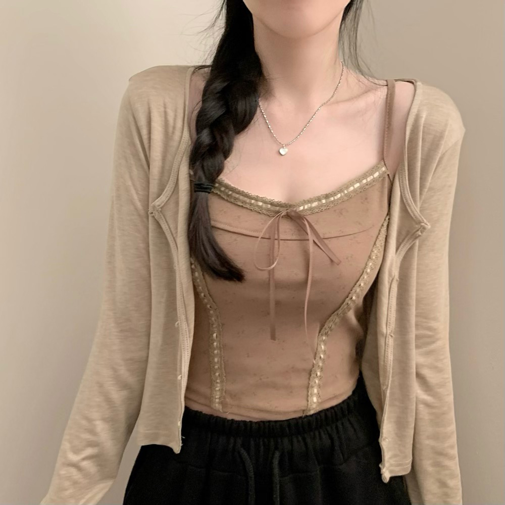 NOVESSEL レースカーディガン ユニセックス NOVESSEL レースカーディガン ユニセックス