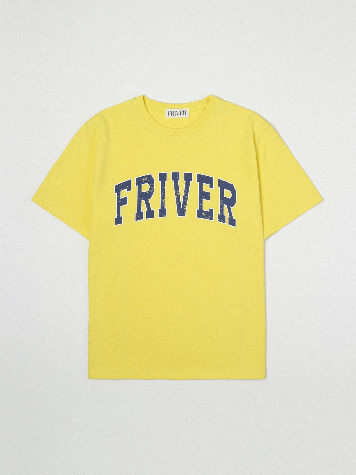 Overfit friver logo t-shirt [FRSP07TS14]_Yellow