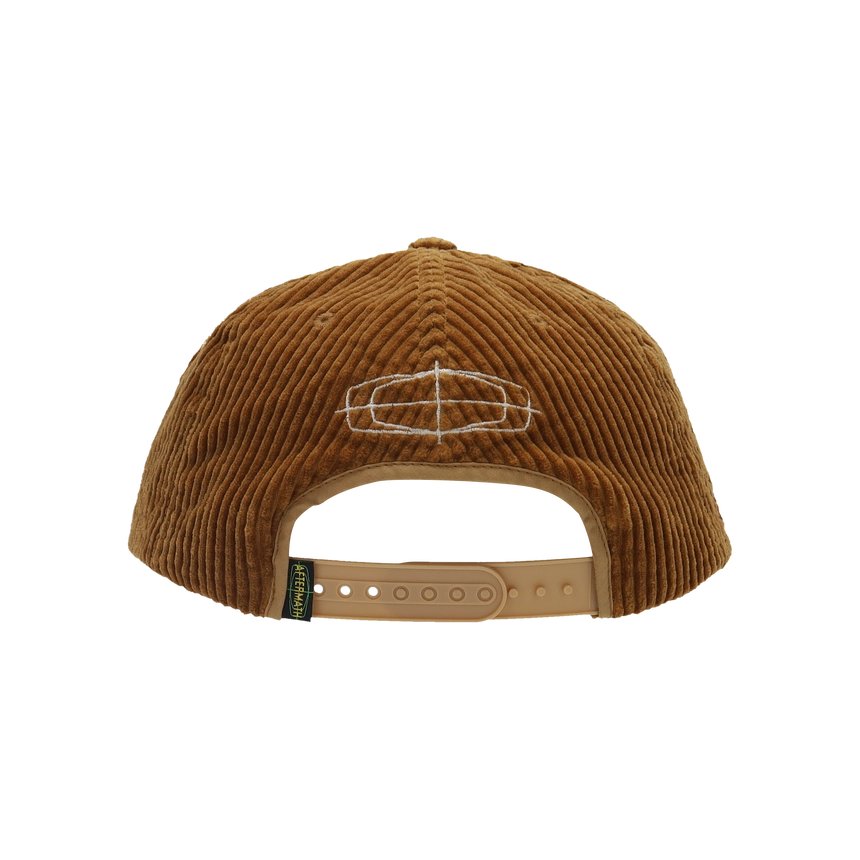 CIGAR CORDUROY BALL CAP 카멜 후면.png