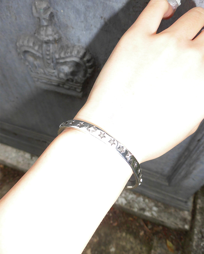 スターシルバーバングルブレスレット | ファッション通販サイト NUGU