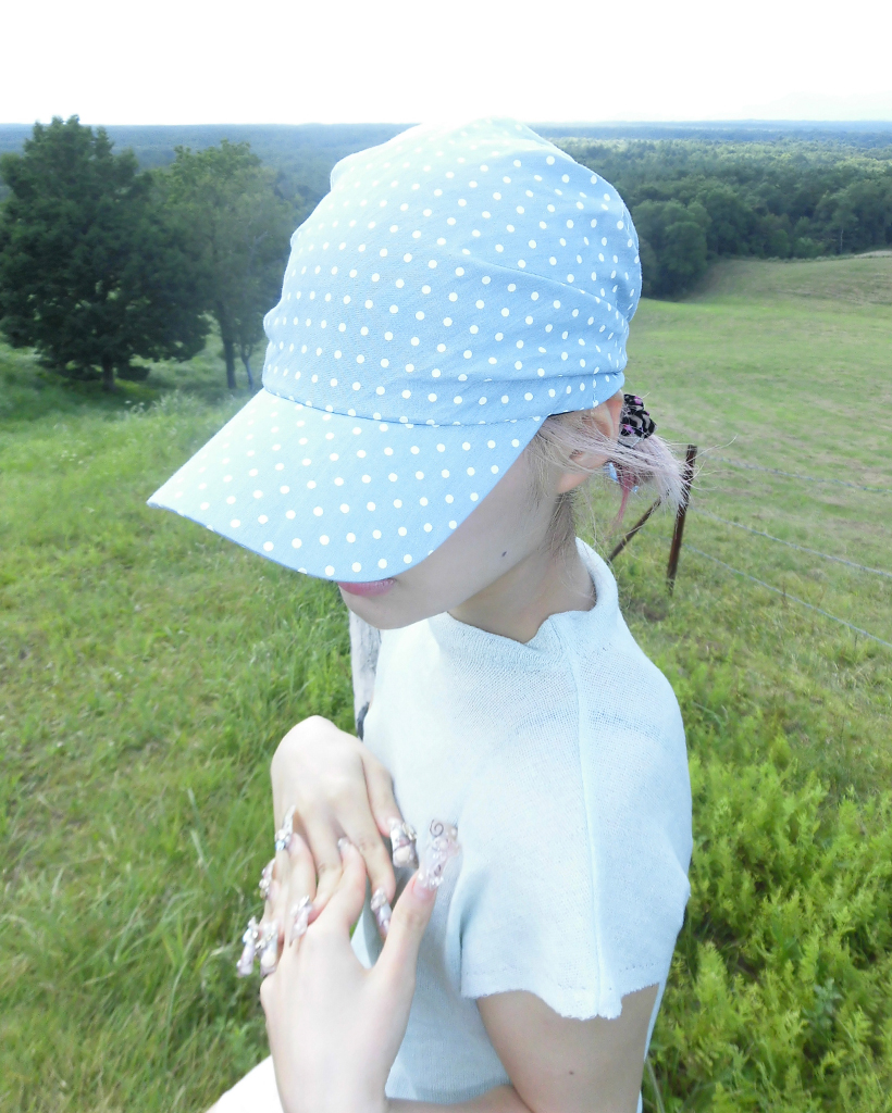 え*め様 Sledding Scarf Cotton Candy Space D Sledding Scarf