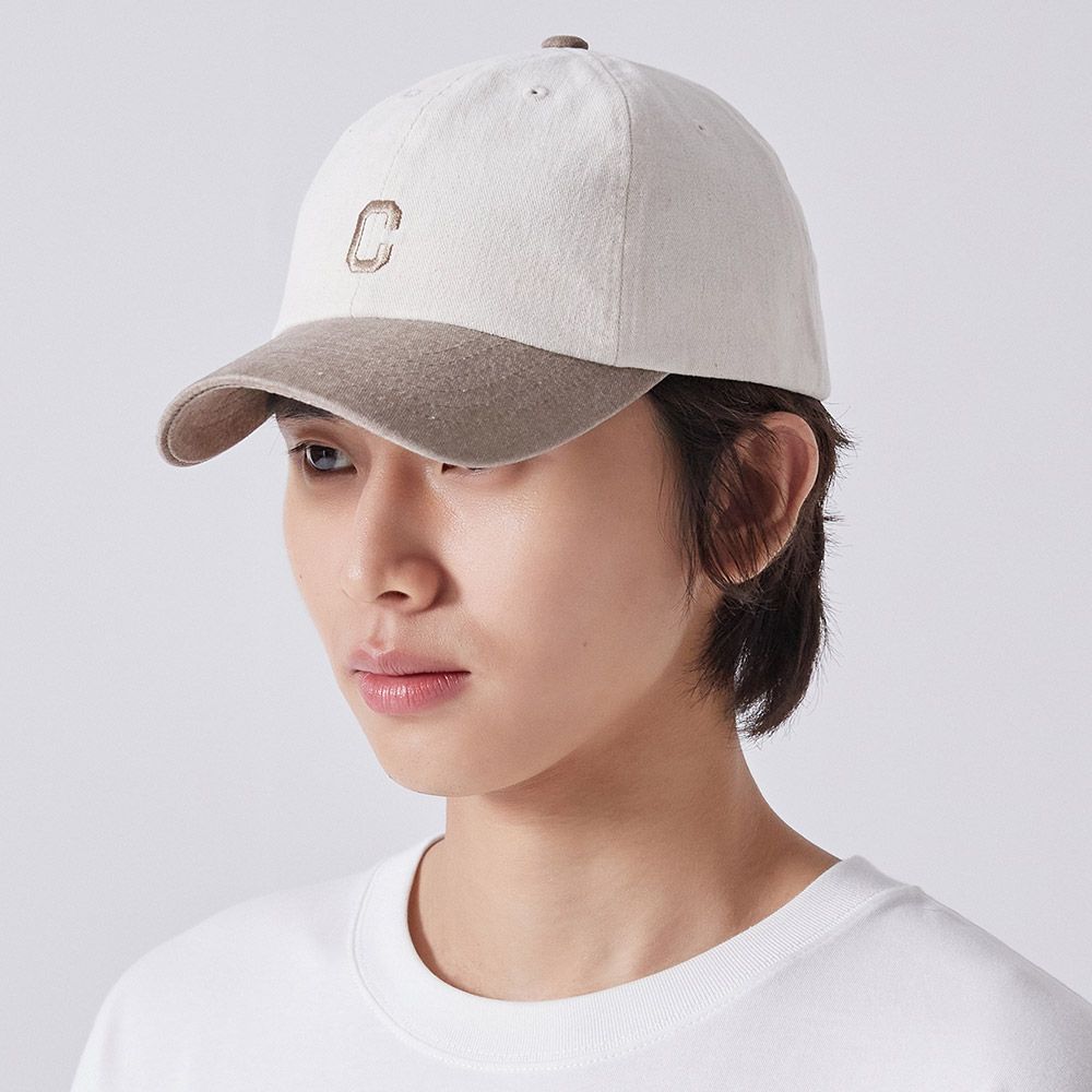 COVERNATの[Standard Fit] Small C Logo Pigment Ball Cap Standard Fit] Small C Logo Pigment Ball Cap Brown - Covernat