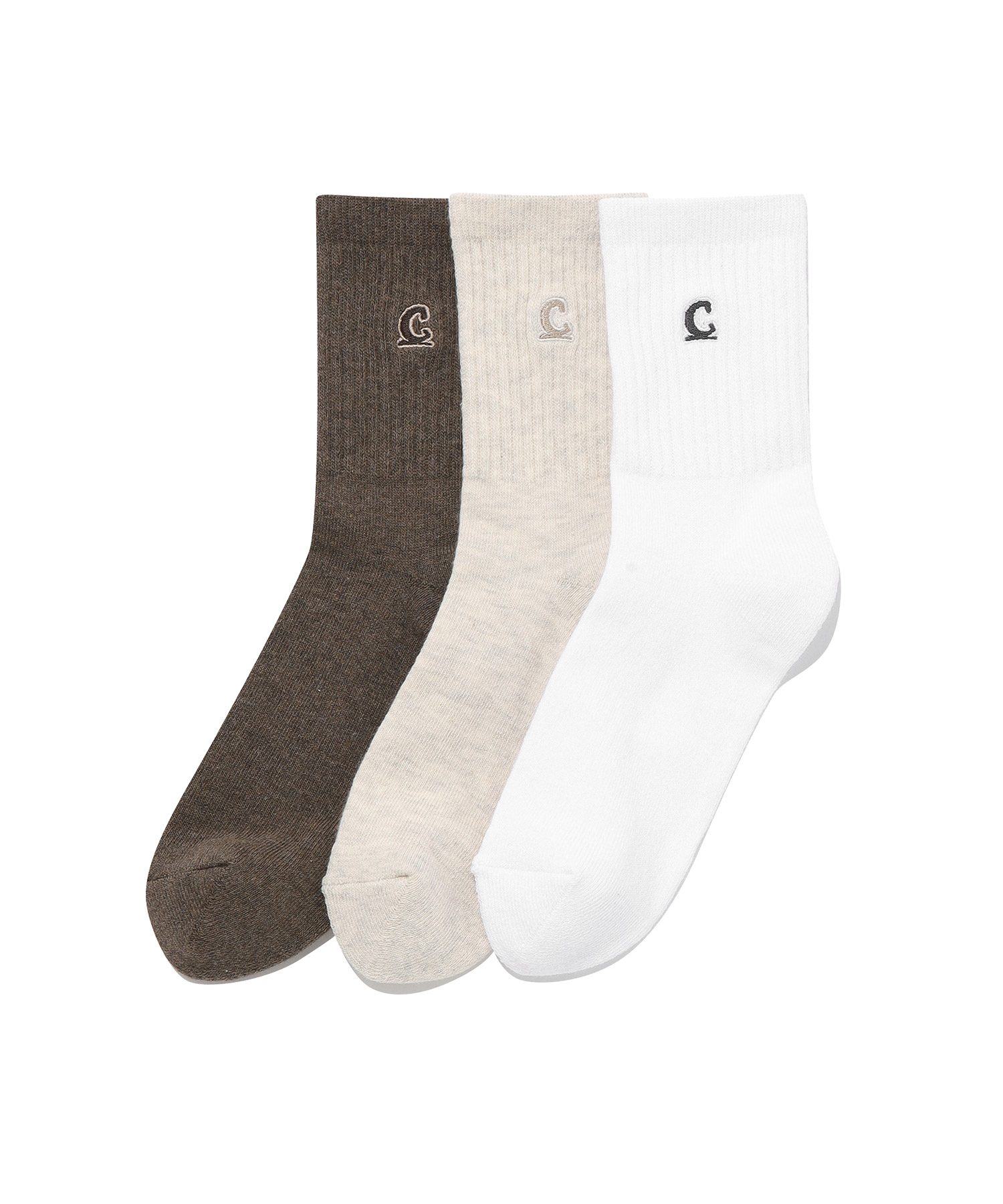 SYMBOL LOGO MELANGE SOCKS 3-PACK - Multi