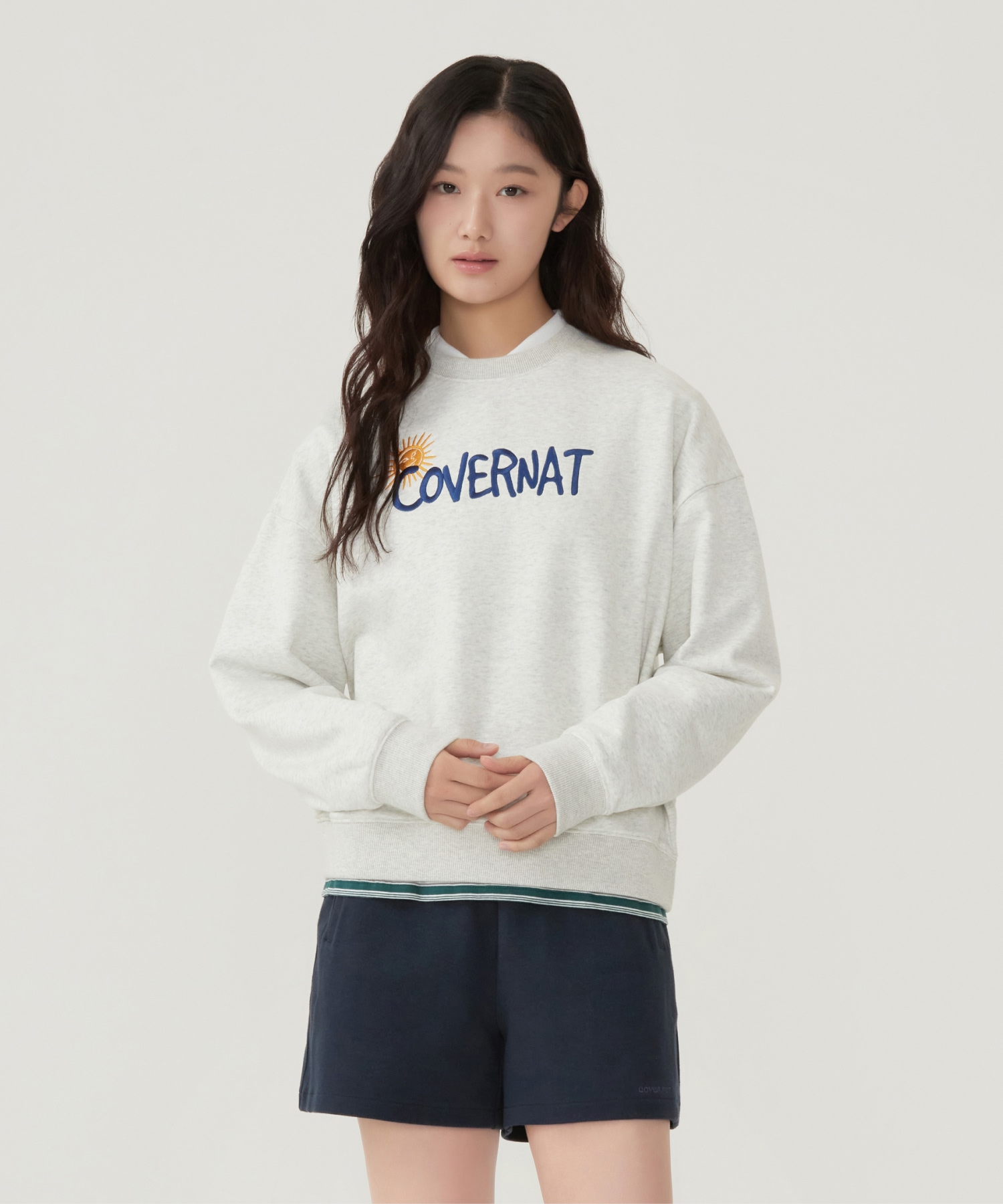 WOMEN SOLEIL GRAPHIC SWEATSHIRT - Oatmeal