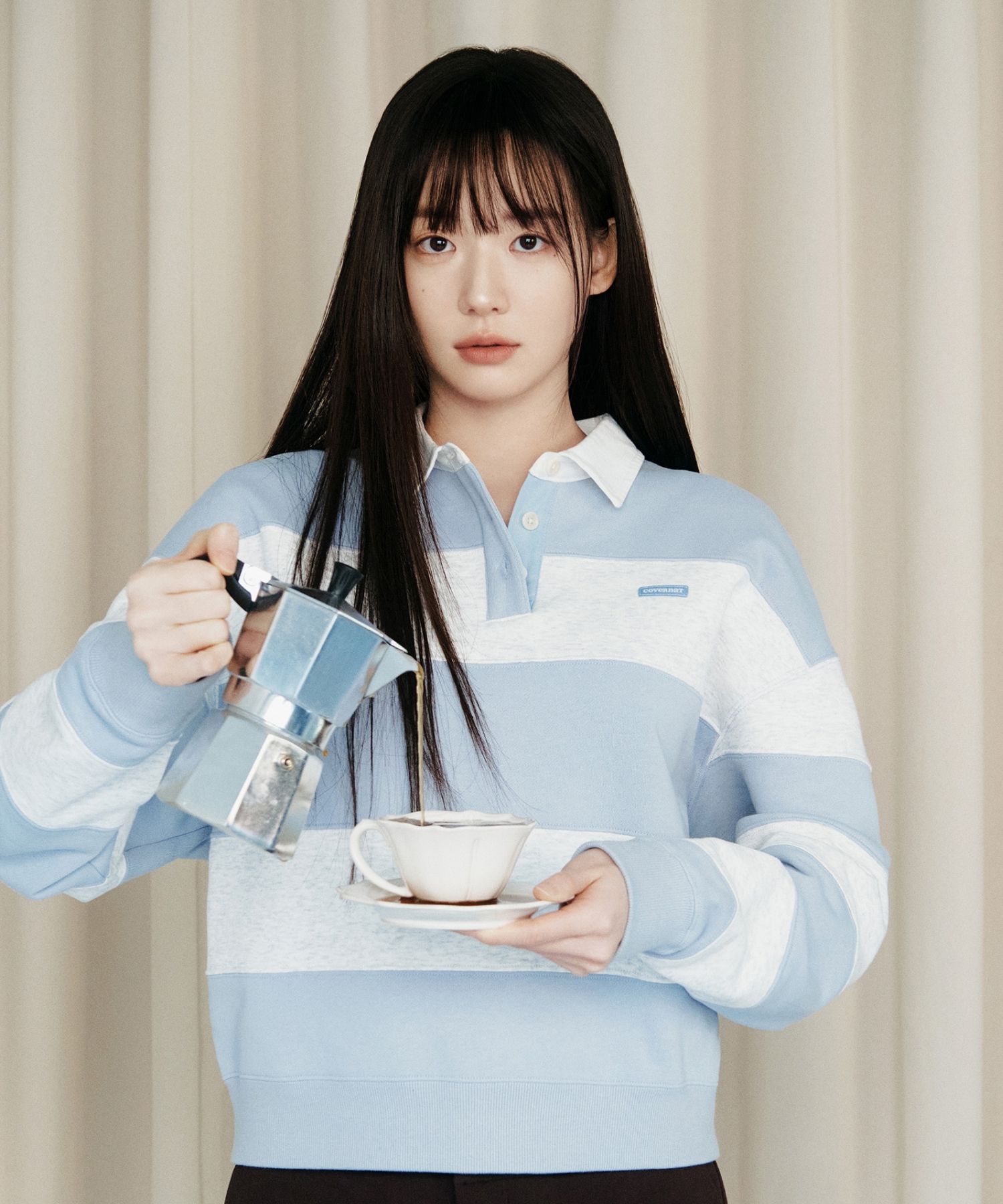 WOMEN RUGBY SWEATSHIRT - Heather Gray