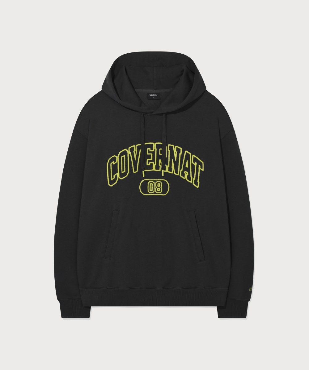 ARCH LOGO HOODIE - Charcoal