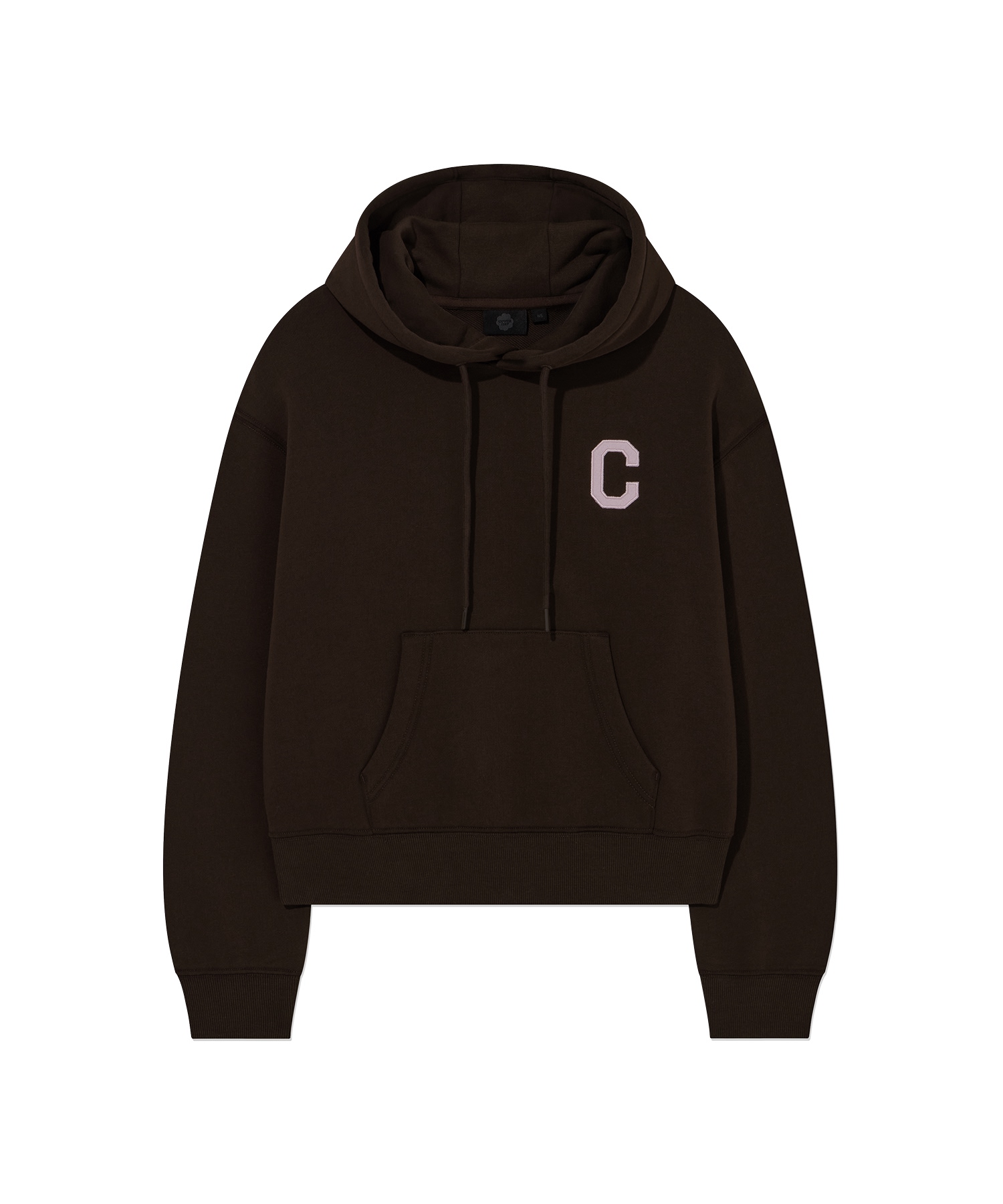 WOMEN C-LOGO HOODIE - Brown