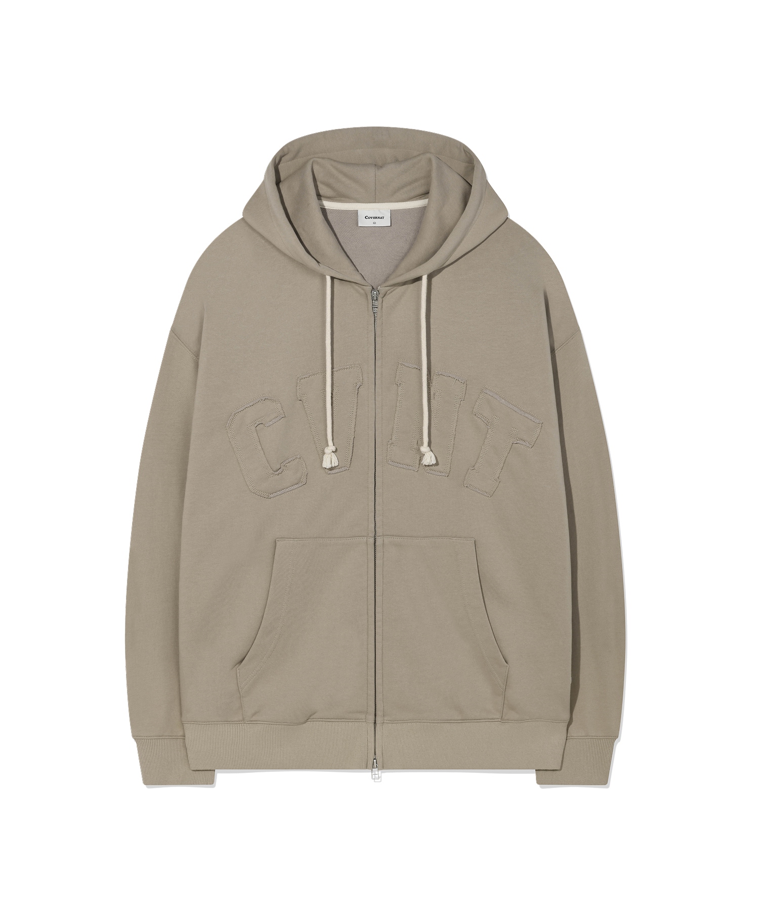 CVNT VINTAGE ZIP-UP HOODIE - Light Khaki | ファッション通販サイト NUGU