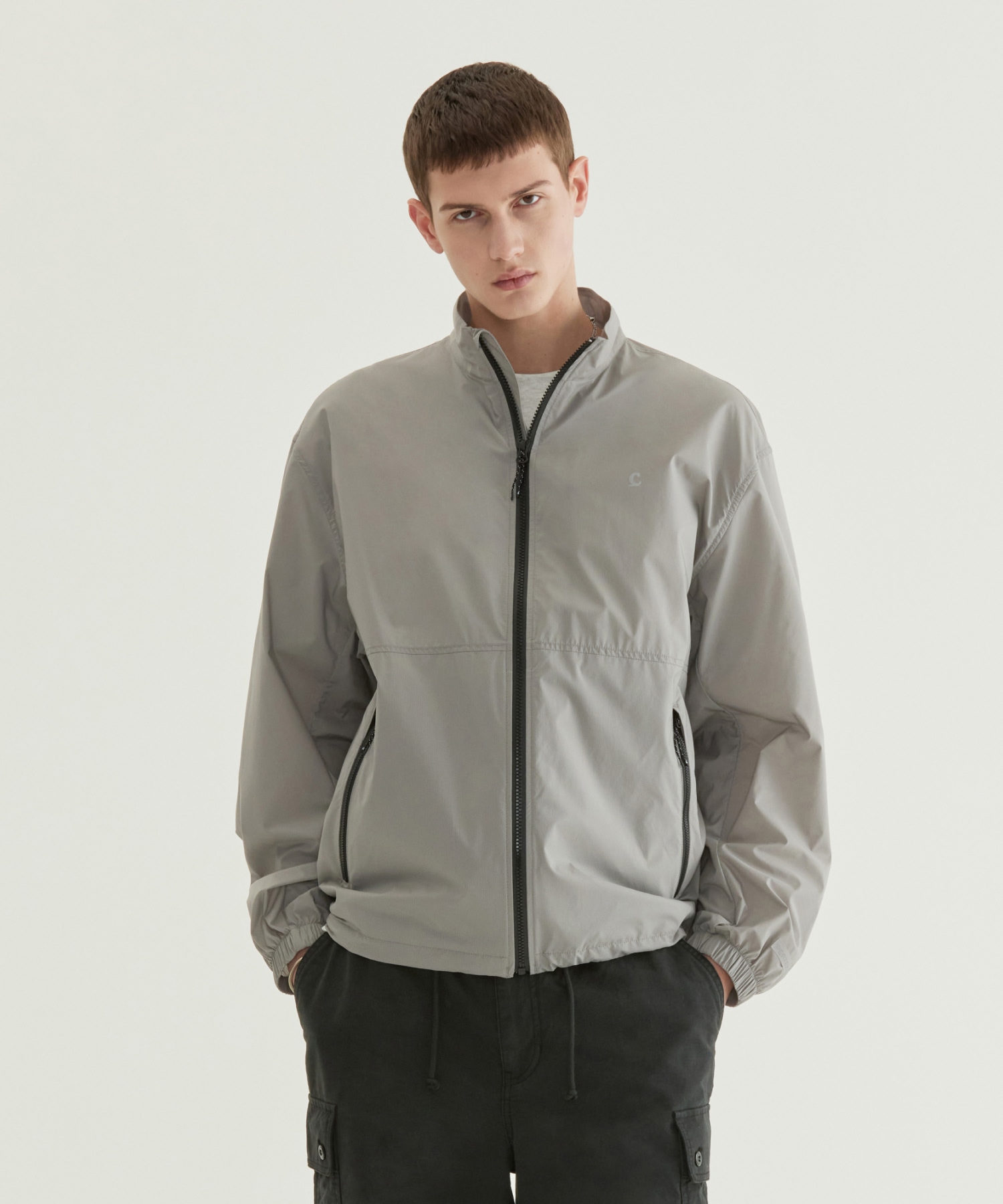 PERTEX TRACK JACKET - Gray