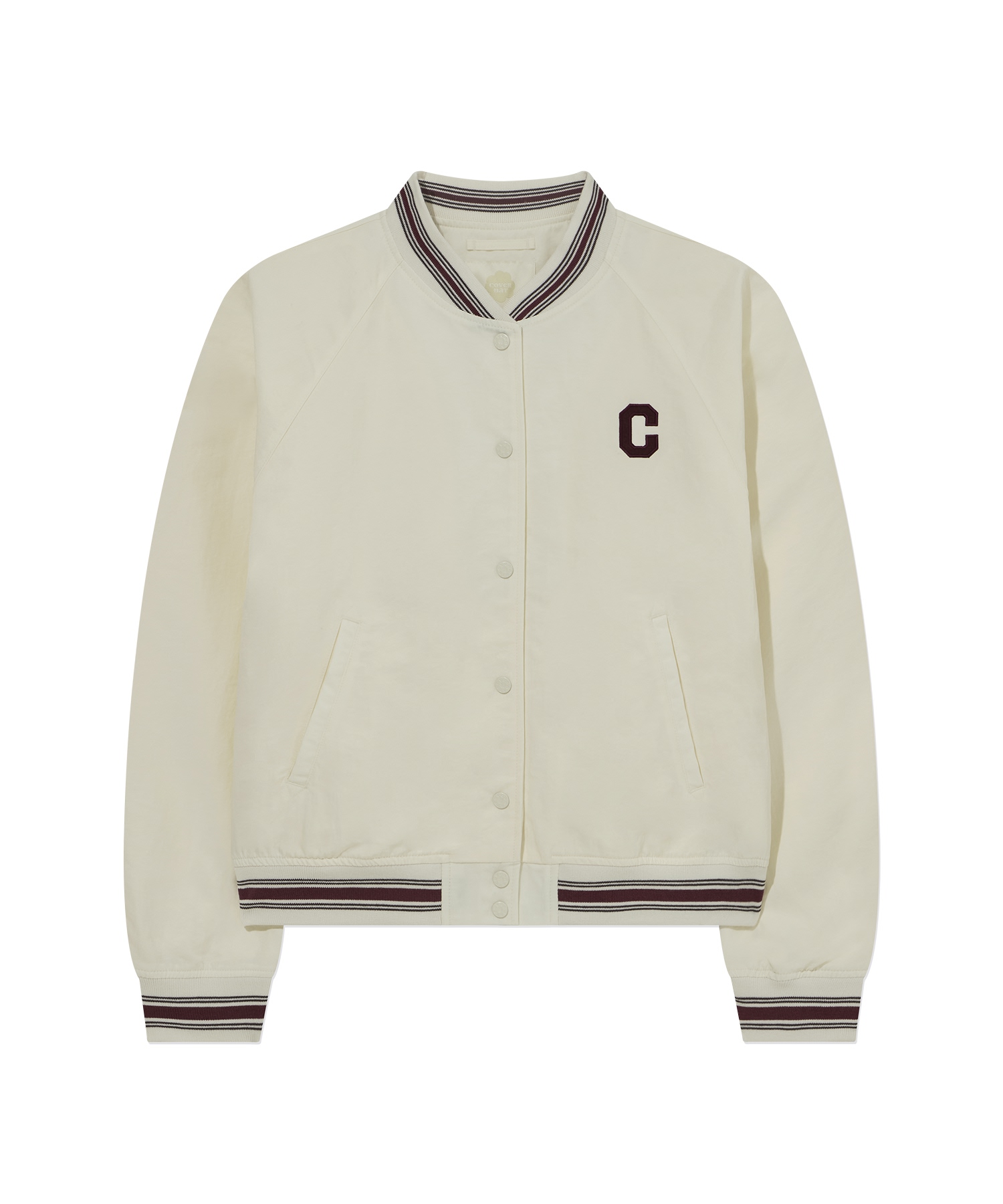WOMEN VARSITY JACKET - Ivory