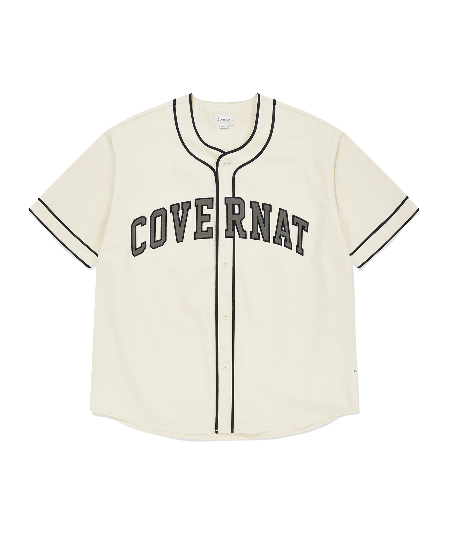 ARCH LOGO BASEBALL HALF SHIRT - Ivory